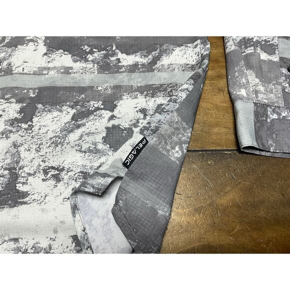 PELAGIC Eclipse Pro Series Guide Shirt 2XL Gray Camo Button Up Long Sleeve - Picture 10 of 16